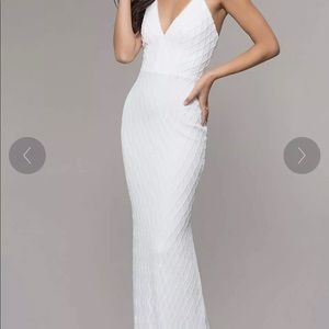 Formal Evening Gown (White)